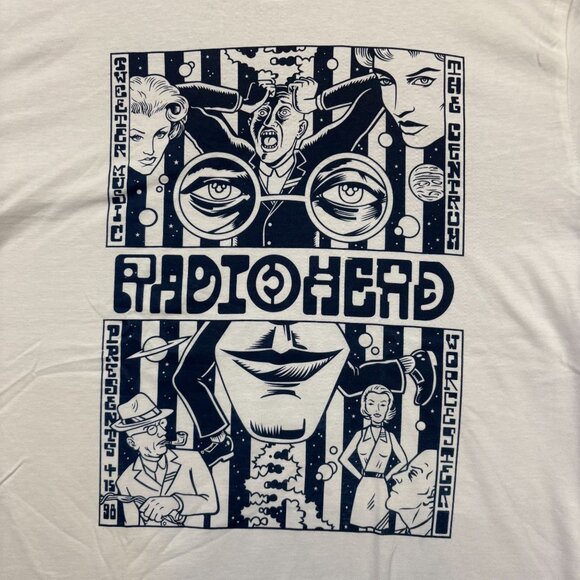 Radiohead Alternative Rock Graphic T-Shirt Size Large - Picture 2 of 4